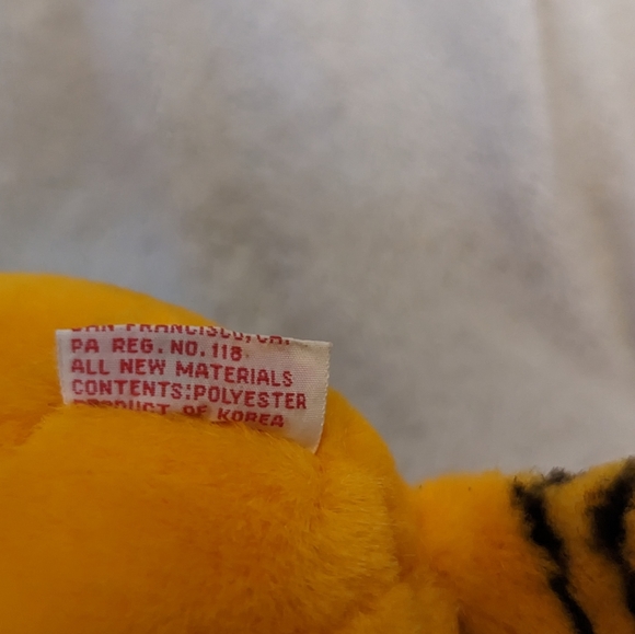 Vintage 1981 Garfield Bah HumBug! Stuck On You Plush - Picture 8 of 10